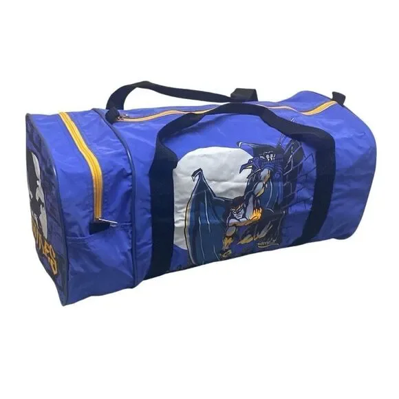Disney Vintage Gargoyles Duffel Bag Goliath 19”x9”x9” Multi Compartment RARE! - Picture 2 of 14
